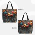 thumbnail image 2 of Easygdp Floral Dreamcatcher Elegance Bolsa Tote para Mujer, Bolso de Hombro para Trabajo, Playa, Viajes, Compras y Supermercado, 2 of 7