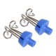 thumbnail image 1 of Ganchos para soporte de poste intravenoso ganchos para soporte de infusión accesorio fácil 2 piezas para uso hospitalario ANGGREK Otros, 1 of 8