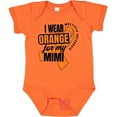 thumbnail image 3 of Inktastic I Wear Orange For My Mimi Multiple Sclerosis Awareness Boys or Girls Baby Bodysuit, 3 of 5