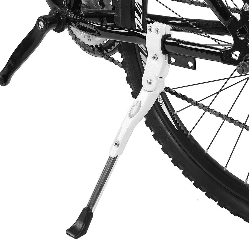 White Aluminum Alloy Bike Cycling Bicycle Kick stand Fits For 16" 20" 24"26'' ED 