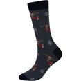 thumbnail image 4 of GHSDFBB Men's 2/4 Packs Fun Crazy Novelty Dress Crew Socks, 4 of 6