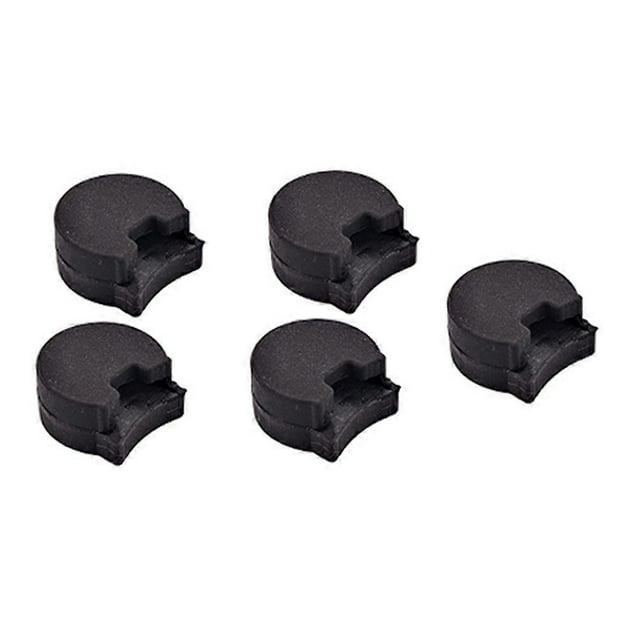 5pcs Practical Oboe Thumb Supports Clarinet Finger Protectors Clarinet Accessories (Black)