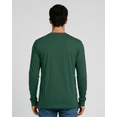 thumbnail image 6 of Real Essentials 4 Pack: Men's Cotton Long Sleeve Crew Neck T-Shirt - Soft Work Casual Jersey Tees, 6 of 6