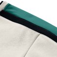 thumbnail image 6 of Chiccall Mens Cotton Fleece Sweatshirts Plus Size Crew Neck Raglan Long Sleeve Sweat Shirts Casual Comfy Athletic Colorblock Sweatshirts, 6 of 7