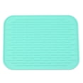 thumbnail image 2 of Table Mat Bright Color Heat Insulation Silicone Square Non-slip Pot Holder Pad Kitchen Supplies, 2 of 10