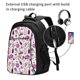 thumbnail image 2 of Balery Wine Mochila con carga USB para hombre y mujer - Mochila impermeable y antirrobo para laptop con puerto USB para viajes, trabajo, 2 of 7