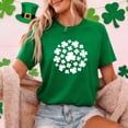 thumbnail image 2 of Tauxra St. Patrick's Day T-Shirt for Women, Short Sleeve Round Neck Top with Holiday Print, Casual Green Tee for Party and Daily Wear, 2 of 7