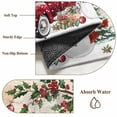 thumbnail image 6 of Area Rugs for Living Room Bedroom, Christmas 4'x6' Rug Washable Carpet Runner Indoor Outdoor, Xmas Snowman Truck Snowflake Tree Balls Vintage Non Slip Accent Floor Mats Rug for Kitchen, Office, 6 of 8