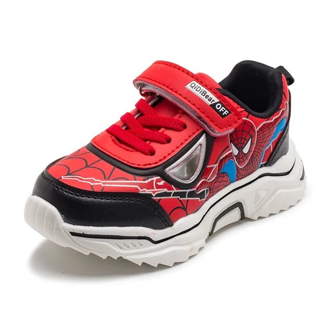 Disney niños de dibujos animados niños niñas antideslizante fondo suave zapatos de malla transpirable zapatos casuales zapatos deportivos estudiante zapatos para correr29-insole-18.5 cm Gao Jinjia LED