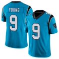 thumbnail image 1 of Panthers Embroidered Football Jersey 22#Mccaffrey 6# 9#Young Replica Player Name Jersey, 1 of 2