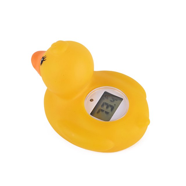 Little Yellow Duck termómetro de agua digital y juguetes de baño para bebés JAMW Sencillez
