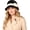 Black With Cream Bow, variant on Women Solid Color   Winter Hat Women Cloche Bucket Bowler with Bowknot