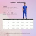thumbnail image 5 of Kvysinly Men's Wear Resistant Coverall One Piece Short Sleeve Work Jumpsuit Multiple Pockets Overall Burgundy XXL, 5 of 6