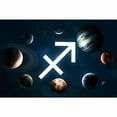 thumbnail image 3 of IDEA4WALL 4pcs Planets of Solar System Peel and Stick Wallpaper Removable Wall Murals Large Wall Stickers for Home Decoration, 66"x24", 3 of 4