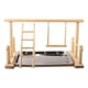 thumbnail image 3 of 2pcs s Bird Playground Wood Perch Soporte de Gimnasio para Bandeja de material acero, 3 of 8