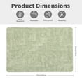 thumbnail image 3 of LIZEVINC Placemats for Dining Table Set of 6, Faux Leather 100% Waterproof Oil-proof Place Mats with Coasters, Heat Resistant Dual Sided Table Mats for Kitchen/Dining/Party,12 x 18 Inch,Non-Slip,Gree, 3 of 8