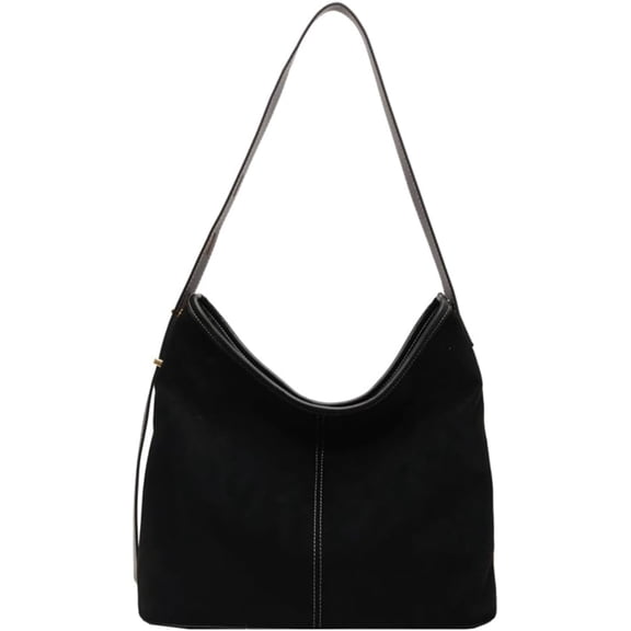 CoCoMangos Tote Bag for Women Suede Classic Top-handle Shoulder Bags Slouchy Hobo Crossbody Bag Retro College Work Purse Handbag