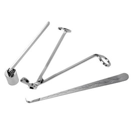 OFKPO Kit de 3 pcs Outils de Bougie, Outil de Bougie en Acier Inoxydable, Bougie Mèche Tondeuse et Cuillère à Mèche et Eteignoirs à Bougie OFKPO Kit de 3 pcs Outils de Bougie, Outil de Bougie en Acier Inoxydable, Bougie Mèche Tondeuse et Cuillère à Mèche et Eteignoirs à Bougie