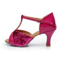 thumbnail image 5 of AZZAKVG Women'S Color Fashion Rumba Waltz Prom Ballroom Latin Salsa Dance Shoes Sandals, 5 of 9
