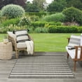 thumbnail image 3 of Nourison Positano Indoor/Outdoor Charcoal Ivory 4' x 6' Area Rug (4x6), 3 of 9