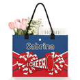 thumbnail image 3 of Qzjjjmy Personalized Cheer Beach Tote Bags with Name Birthday Gifts for Girls Custom Name Girls Cheerleading Tote Handbags, 3 of 7