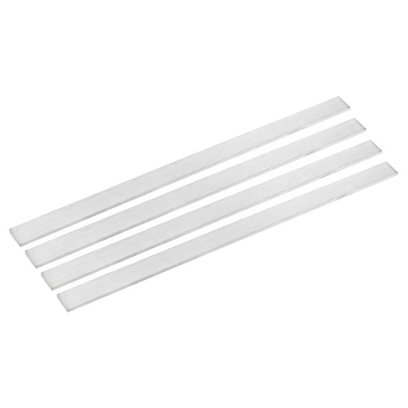 Uxcell 4Pack 304 Stainless Steel Flat Bar, 1/8" Thickness 3/8" Width 12" Length