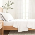 thumbnail image 3 of Great Bay Home Solid Flannel Sheet Set - 100% Turkish Cotton - Double Brushed - Twin, Winter White, 3 of 6