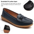 thumbnail image 4 of CHICVOMEY Dressy Shoes for Women Loafers Penny Loafers for Women with Arch Support Slip On Flats for Walking & Work, 4 of 8