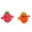 B, variant on Musical Sensory Toy Soft Plush Fruit Doll with Sounds Touch Activated for Baby,C