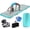Green+Roller, variant on Gymnastics Mat with Air Roller,Inflatable Air Track Tumbling Mat for Gym , Tumble Track for Cheerleading/Gym//Yoga/Beach/Water/Park Outdoor Use with Electric Air Pump
