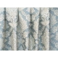 thumbnail image 5 of Fabric Mart Direct Ivory, Teal Blue Viscose Linen Fabric By The Yard, 55 inches or 140 cm width, 1 Yard Ivory Linen Fabric, Damask, Upholstery Drapery Curtain Wholesale Fabric, Window Treatment, 5 of 5