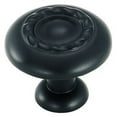 thumbnail image 2 of Inspirations Round Knob - Flat Black, 2 of 2