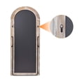 thumbnail image 4 of BEAUTYPEAK 30"x 71" Classic Paulownia Wood Framed Arched Full Length Mirror, White, 4 of 4