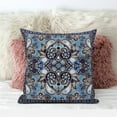 thumbnail image 2 of Amrita Sen Designs CAPL1011BrCDS-BL-20x20 20 x 20 in. Floral Paisley Broadcloth Indoor & Outdoor Blown & Closed Pillow - Turquoise, Purple & Indigo, 2 of 5
