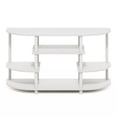 thumbnail image 3 of Furinno JAYA Meuble TV d'Angle Design Simple, Blanc/blanc, 3 of 6