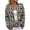 Dark Green, variant on Christmas Cardigan for Women Oversized Button Down Long Sleeve Knit Cardigans Funny Xmas Lights Casual Holiday Fall Winter Sweater Coats Black 3XL