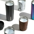 thumbnail image 3 of Corkcicle Commuter Cup 9 Oz Insulated Spill Proof Travel Mug, Walnut Wood, 3 of 3