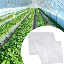 GOOHOCHY Garden Greenhouse Clear Film PE White 1Pcs 315X79X0.04In For Greenhouse Use