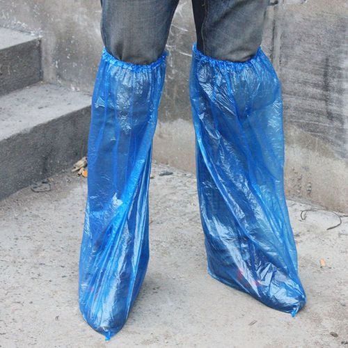 10 Pairs Household Rain Waterproof Disposable Shoe Covers Overshoes Boot Covers 