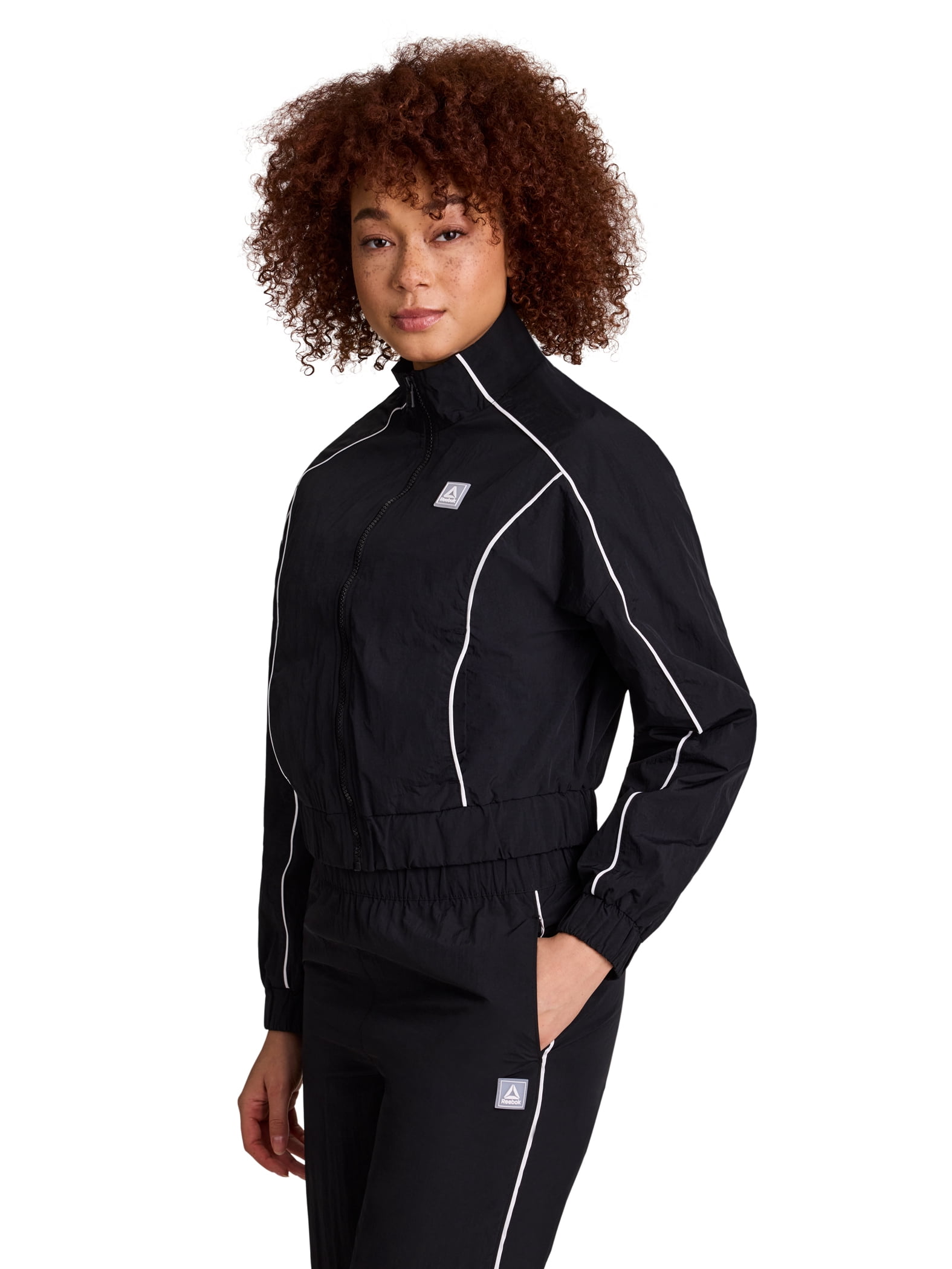 Reebok Women's Baseline Full Zip Woven Jacket, Sizes: XS-XXXL