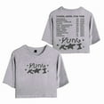 thumbnail image 5 of Yung Kai Merch Flower Moon Star Tour T-Shirt For Women&Girls Midriff Short Sleeve Summer Clothing Vest Tee, 5 of 6