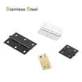 thumbnail image 4 of 2pcs Stainless Steel Hinge 270 Degree Folding Black Small Hinges Cabinet Door Hinges for Kitchen Cupboard Wooden Box Furniture, 4 of 10