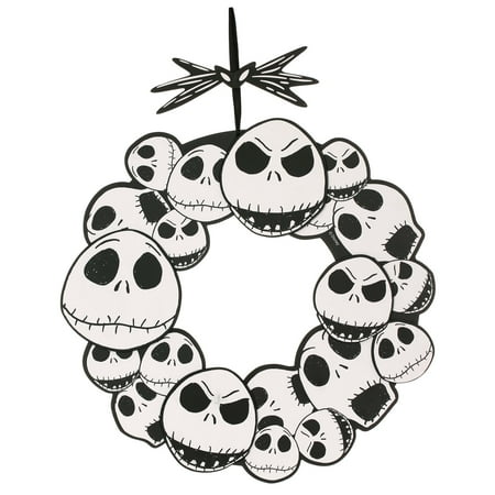 The Nightmare Before Christmas 17-inch Jack Skellington Wreath