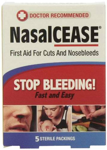 Nasalcease FirstAid Nosebleeds, 5-Count Box