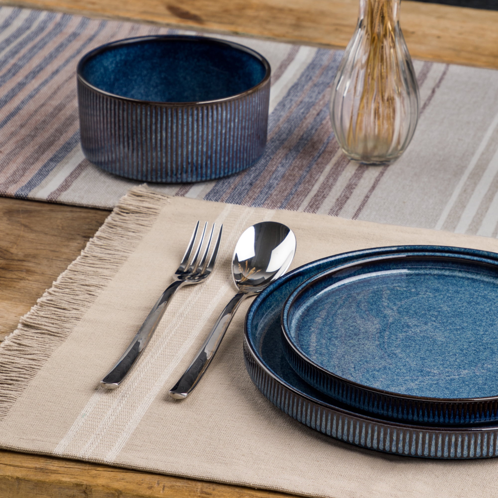 テーブル用品 Cotton Herringbone Stripe Table Mat One テーブル用品 Cotton Herringbone Stripe Table Mat One Icons