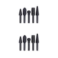 thumbnail image 4 of Kenally 5 uds., limas rotativas para manualidades, vástago de 1/4 de alta calidad, escofina rotativa, brocas de madera, herramienta manual negro 53-61 mm 2piezas, 4 of 6