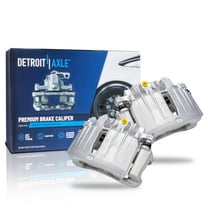 Detroit Axle - 2 Rear Brake Calipers w/Bracket Replacement for Chevy Suburban GMC Sierra 1500