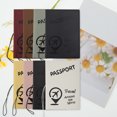 thumbnail image 5 of Unique Bargains 1 Pc Passport Holder Durable Airplane Location Marker Document Holder for Travel Yellow, 5 of 5