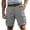 Gray, variant on Guluxicc Cargo Shorts for Men Button Hiking Shorts Regular Fit Solid Color Summer Outdoor Work Casual Shorts with Pockets