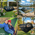 thumbnail image 5 of Sunyear Double & Single Camping Hammock with Tent-Like Mosquito Net & Aviation Aluminum Poles (NOT a Face-Hugging Net), Easy Setup 600lbs, 5 of 11